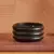 Vela Decorativa Dupla Cylinder Preto - comprar online