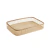 Kit Trio Bandejas Decorativas em Bambu Natural | Elegância para Sala e Aparador