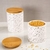 Potiche Decorativo Porcelana Branco P - comprar online