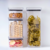 Kit 4 Potes Hermeticos de Mantimentos Quadrado Cozinha - comprar online