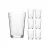 Kit com 6 Copos de Vidro Arizona 200ml