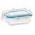 Kit com 3 Potes de Vidro Retangular 1040ml - 25naWeb - Tudo em Organização