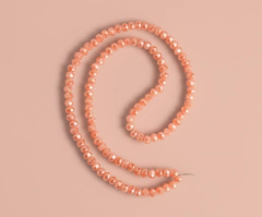 Fio de Cristal Facetado 4mm Marrom Dourado Leitoso. 10 Fios - 1.280 Peças - comprar online