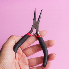 Mini Alicate Bico Redondo | Pesca Artesanato Bijuterias