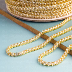 Corrente Riviera SS17 Cristal Dourado - 10 Metros