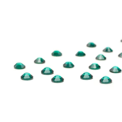 Strass Chaton Base Reta Hot Fix SS6.5 Verde Esmeralda - 1.440 Pedras