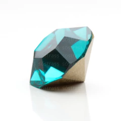 Strass Base Cônica SS39 Azul Esverdeado - 144 Pedras