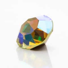 Strass Base Cônica SS28 Amarelo Claro Furta Cor - 288 Pedras