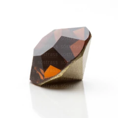 Strass Base Cônica SS45 Marrom Escuro - 144 Pedras