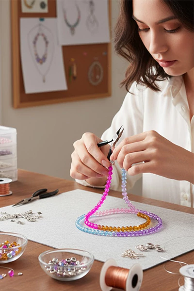 Banner de sostrass acessorios e pedrarias