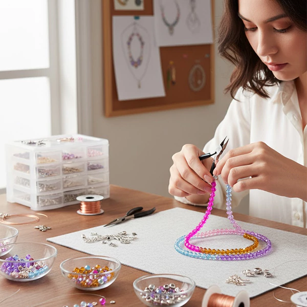 Banner de sostrass acessorios e pedrarias