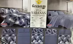Sabanas dobles 2x1 medida Queen CON VOLADO