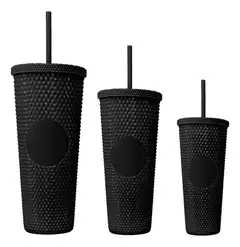 VASOS 3 EN 1 ACRILICO CON BRILLITO
