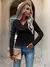 BLUSA MANGA LONGA GOLA EM V