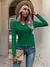 BLUSA MANGA LONGA GOLA EM V