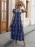 Imagem do Vestido linho moda primavera verão longo