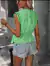 Blusa feminina bata em laise manga curta com detalhes em Gripir na internet