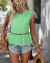 Blusa feminina bata em laise manga curta com detalhes em Gripir - comprar online