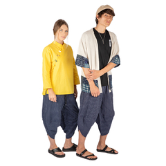 Calça Cropped - Sutoraipu com Risca - Izanagi