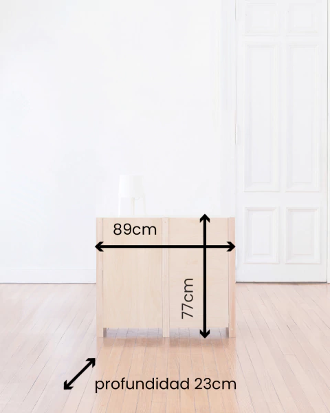 modulo cómoda 89x77 - parana muebles