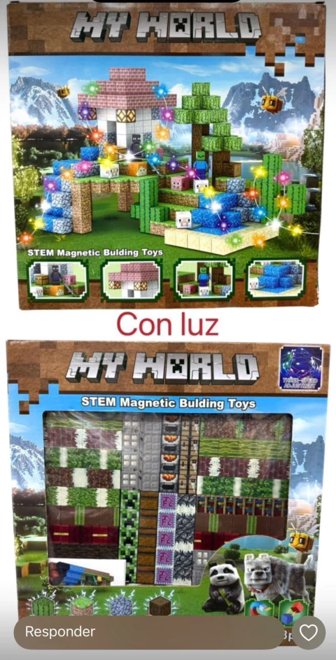 Cubo Imantado Minecraft 348pz C/Luz 3601 H