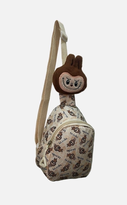 Morral Pechera Labubu con Prendedor