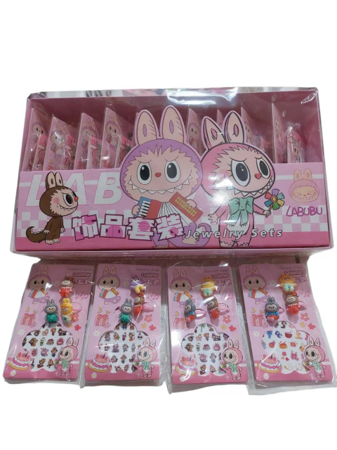 Anillo de Labubu con Sticker X10