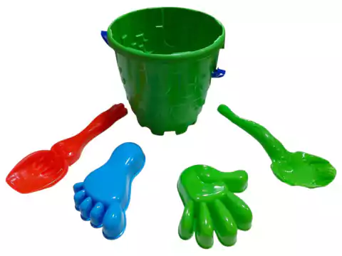 Balde con 4 Accesorios