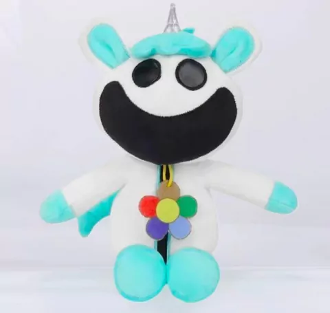 Peluche Smiling Critters Unicornio Blanco Importado