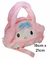 Bolso Melody Rosa con Correa 18x21