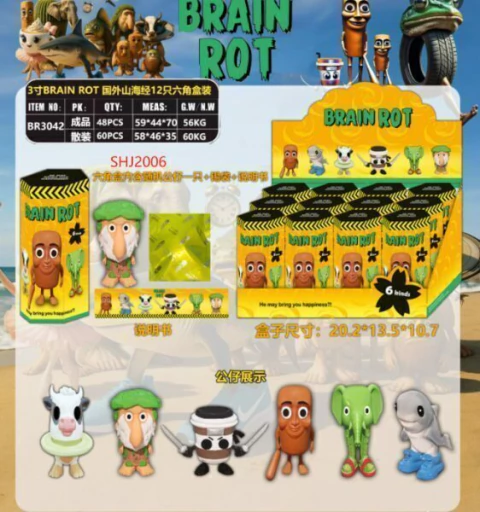 Caja X12 Brain Rot Sonny Angel 2006 B