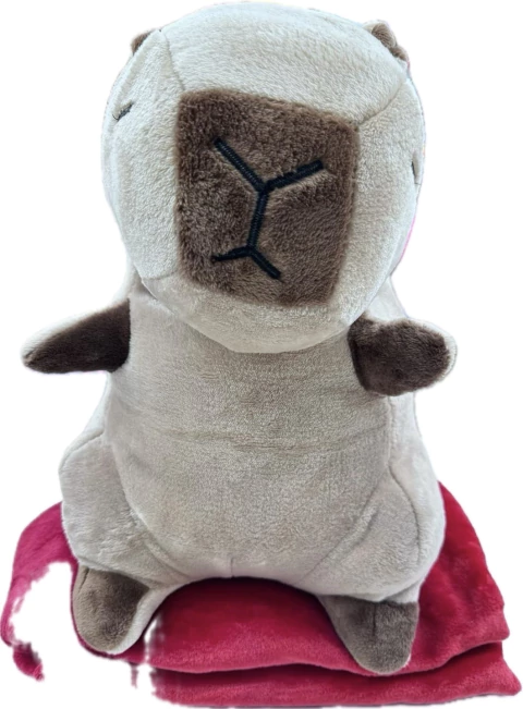 Peluche Capybara con Manta Grande