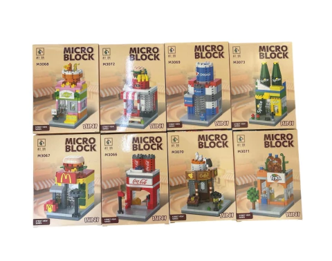 Combo X8 Micro Blocks Ciudad Mc Donald Pepsi