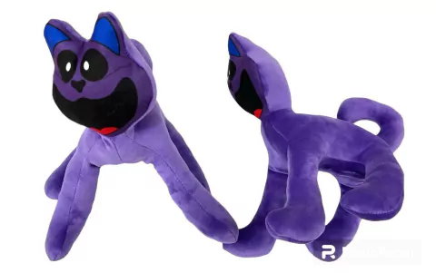 Peluche Gato Poppy Sentado Violeta Smiling Critters Catnap