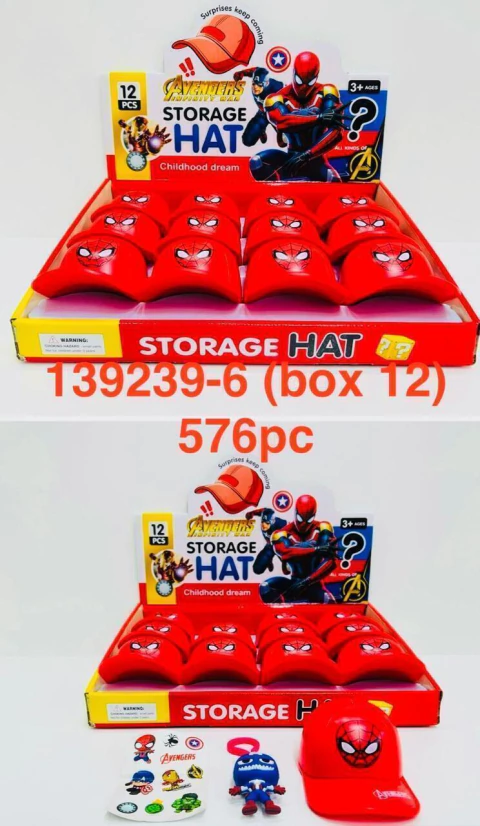 Muñeco Sorpresa Gorra Spiderman X1 CD