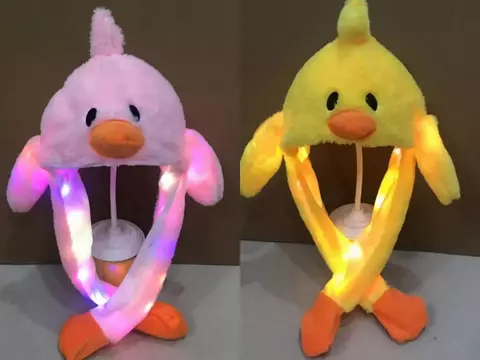 Gorro Levanta Orejas Pato con Luz