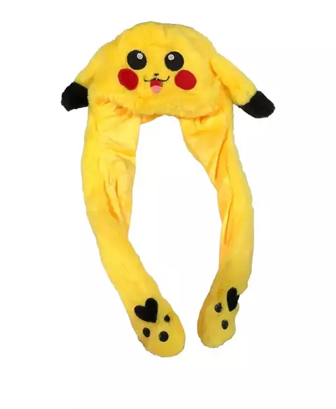 Gorro Levanta Orejas Pikachu Sin Luz