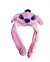 Gorro Levanta Orejas Stitch Rosa Sin Luz