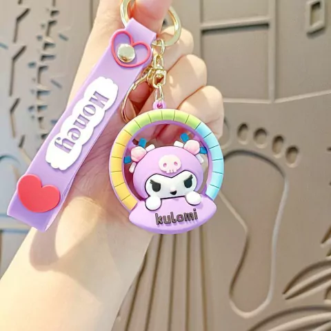 Llavero Goma Kuromi en Circulo