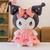 Peluche Kuromi Pollera Rosa 80cm