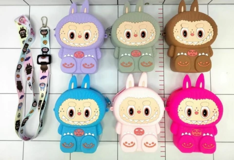 Pack X12 Monedero Labubu Sentado CD