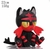 Peluche Pokemon Litten Negro y Rojo