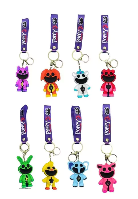 Llavero Goma X8 Catnap Smiling Critters Poppy