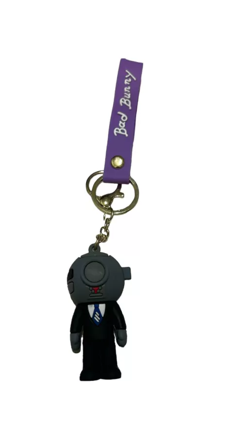 Llavero Goma Skibidi Toilet Un Ojo