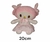 Peluche Melody Pollera Rosa 20cm