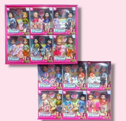 Muñeca X2 Happy Friend 7017