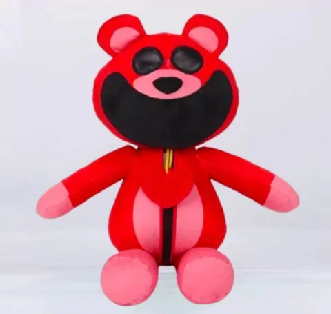 Peluche Smiling Critters Oso Rojo Importado