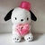 Peluche Pachacco Abrazando Corazon 25cm