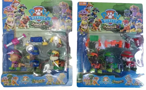 Paw Patrol x3 con Accesorios