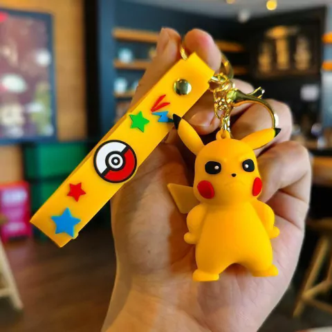 Llavero Goma Pikachu Enojado